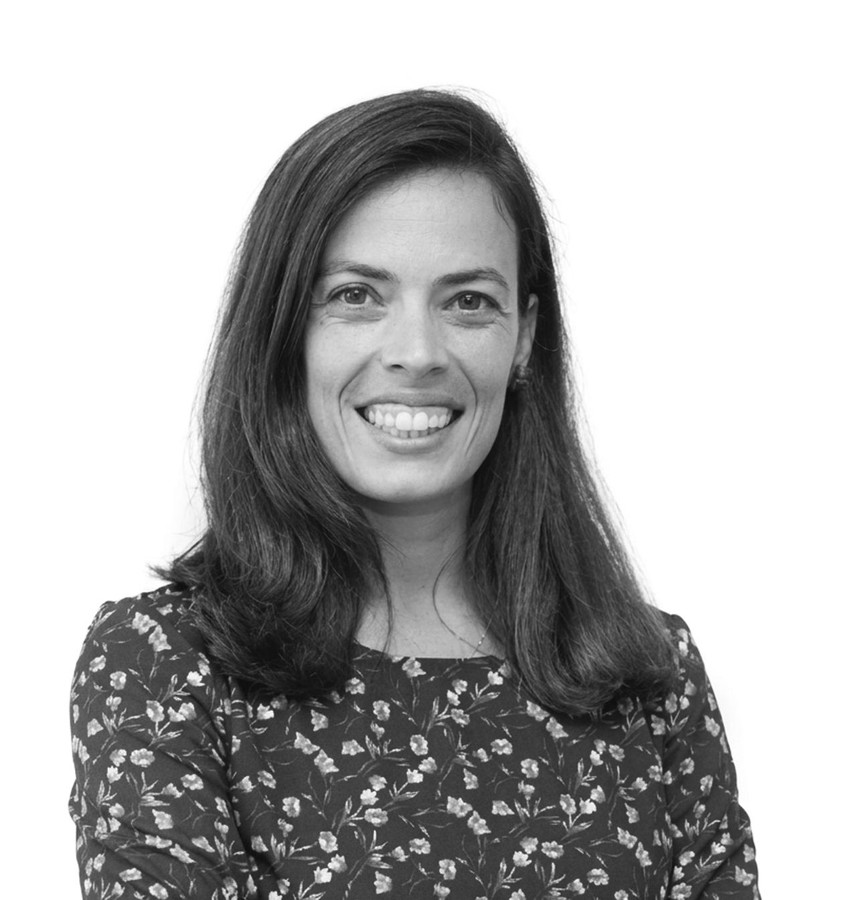 Black-and-white portrait of Ana Henriques